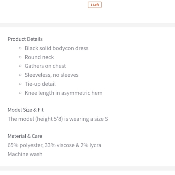 Roadster black dress - Picture 3 of 4